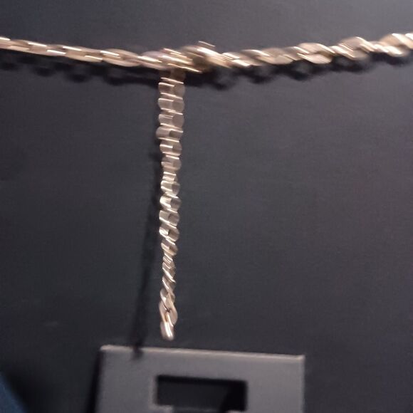 CHLOE & ISABEL Gold-Toned Floral Crystal & Rhinestone Necklace, 16" - Picture 3 of 3